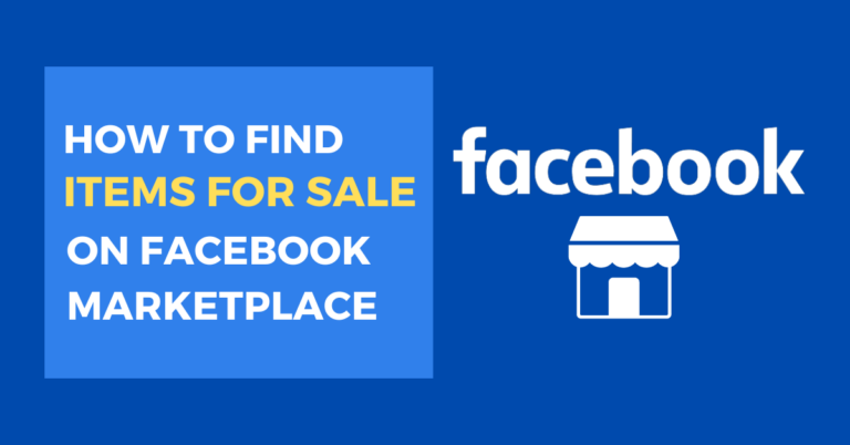 How to find items for sale on Facebook Marketplace Near Me