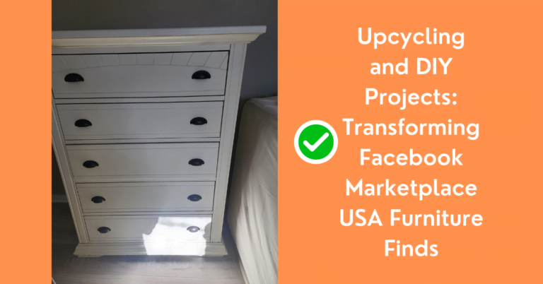 Upcycling and DIY Projects: Transforming Facebook Marketplace USA Furniture Finds