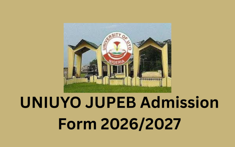 UNIUYO JUPEB Admission Form 2026/2027: Direct Entry to 200 Level