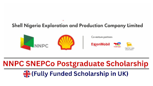 Fully Funded NNPC-SNEPCo Postgraduate Scholarship