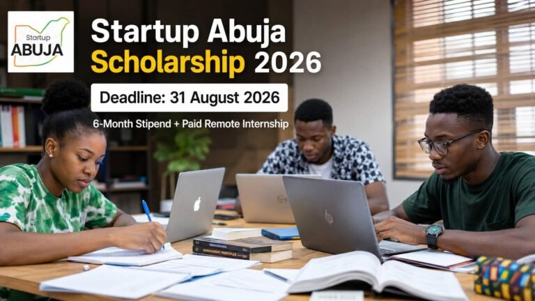 Startup Abuja Scholarship 2026